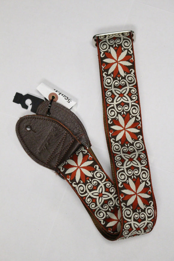 Souldier Dresden Star Cinnamon Guitar Strap *Free Shipping in the USA*