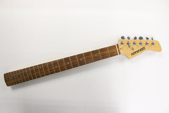 1998 Fernandez Guitars Guitar Neck with tuning keys - 22 Frets - Rosewood Fingerboard