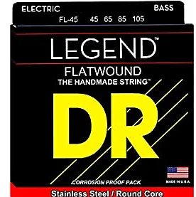 DR Strings Flat Wound 45-105 FL-45 *Free Shipping in the USA*