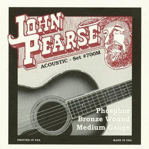 John Pearse Strings Phosphor Bronze 13-56 Medium Gauge JP700M