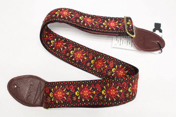Souldier Straps Hendrix Maroon Guitar Strap *Free Shipping in the USA*