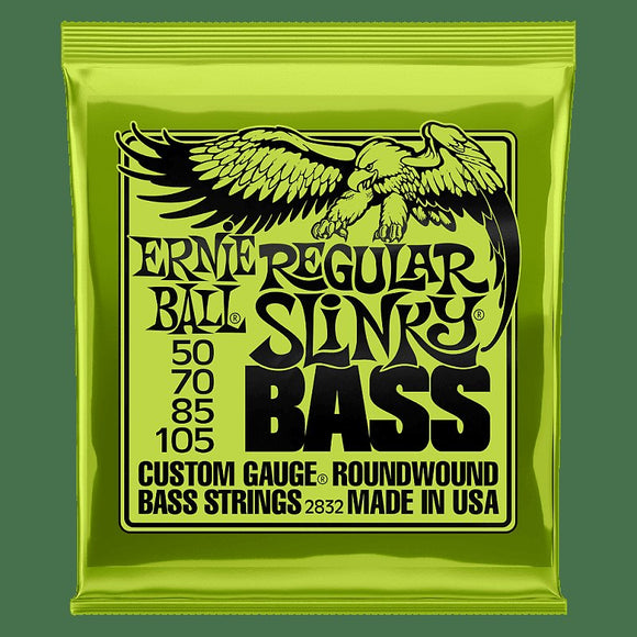 Ernie Ball 2832 Regular Slinky Round Wound Electric Bass Strings 50-105 gauge
