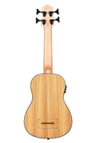 Kala UBASS-ZEB-FS Zebrawood Natural with Bag *Free Shipping in the US*