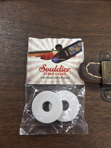 Souldier Rubber Strap Locks (set of 2) White