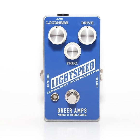 Greer Lightspeed Organic Overdrive *Free Shipping in the USA*