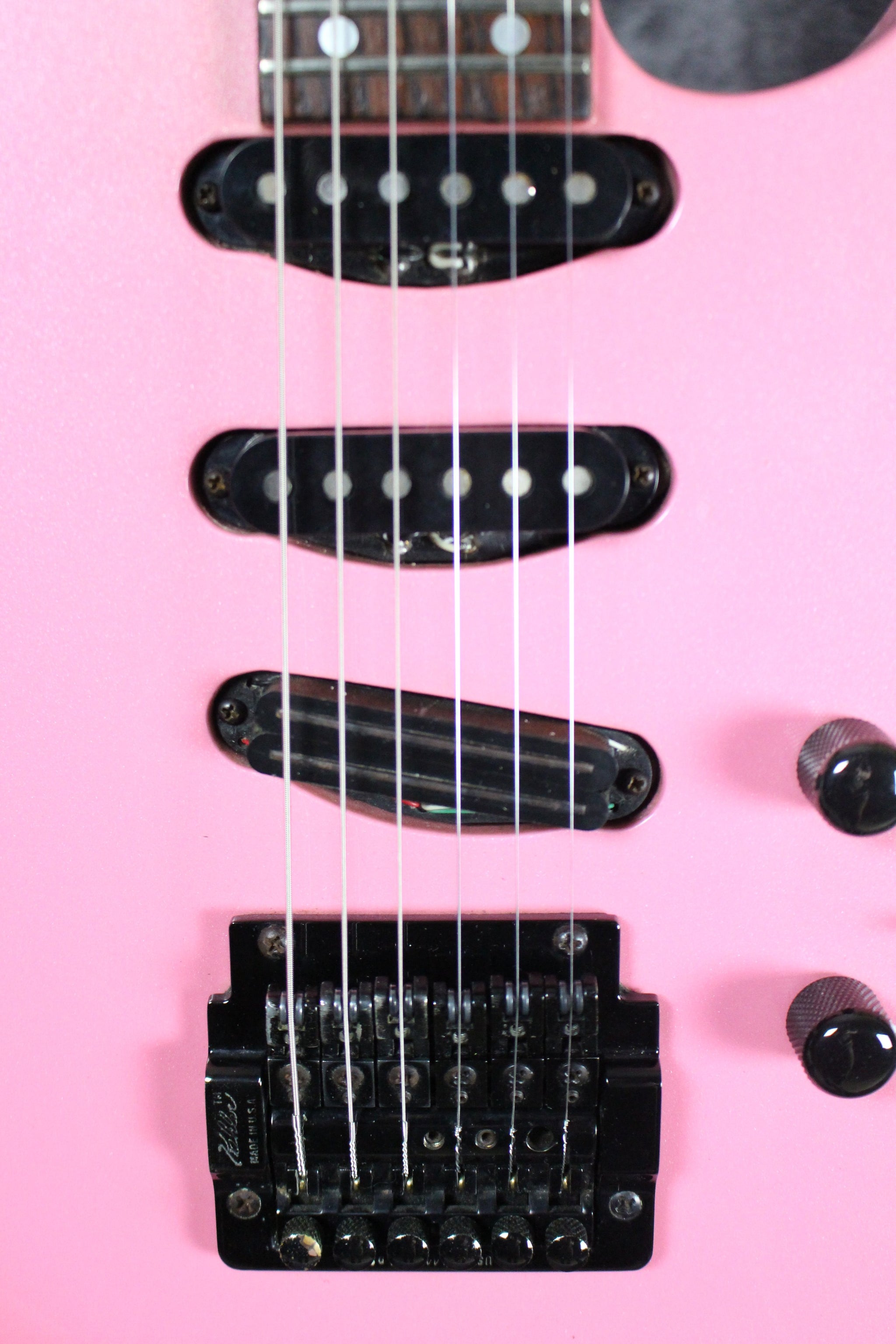 1986 Jackson Soloist Student 3 TITE Kahler Pink with Platinum