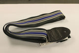 Souldier Blueray Guitar Strap Black Ends *Free Shipping in the USA*