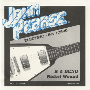 John Pearse Nickel Wound Electric Guitar Strings "E Z Bend" 10-46 JP2500