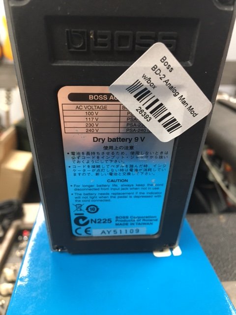 【Analog.Man】BD-2 mod Blues D Analog Man Boss BD-2 Blues Driver with Mod - What To Know