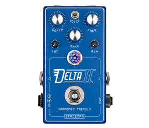 Spaceman Delta II Harmonic Tremolo Blue *Free Shipping in the USA*