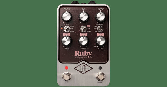 Universal Audio Ruby 63 TB Amp Emu *Free Shipping in the USA*