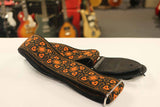 Souldier Fillmore Brown/Orange Guitar Strap with Black Leather Ends *Free Shipping in the USA*