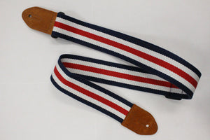 Levy's MC8VIN-007 Red White & Blue Guitar Strap *Free Shipping in the USA*