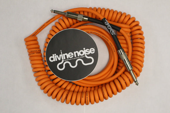 Divine Noise 50/50 Cable Orange 30' Straight / Straight *Free Shipping in the USA*