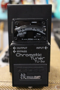 Boss Chromatic Tuner Waza Craft TU-3w Used