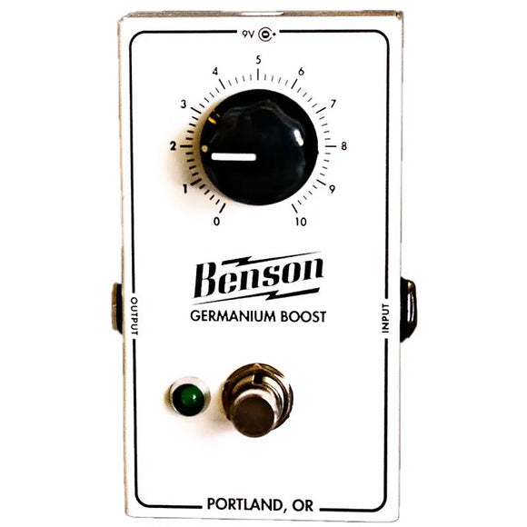 Benson Amps Germanium Boost Snow White *Free Shipping in the US*