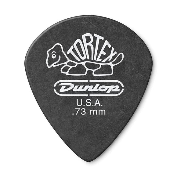 Dunlop Tortex Pitch Black Jazz III 0.73mm, 12 Pack- 482P.73
