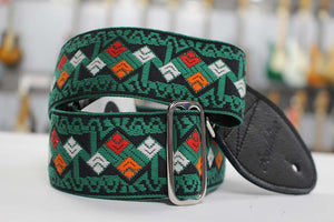 Souldier Guitar Strap Clapton Green w/ Black Leather Ends GS0271 *Free Shipping in the USA*