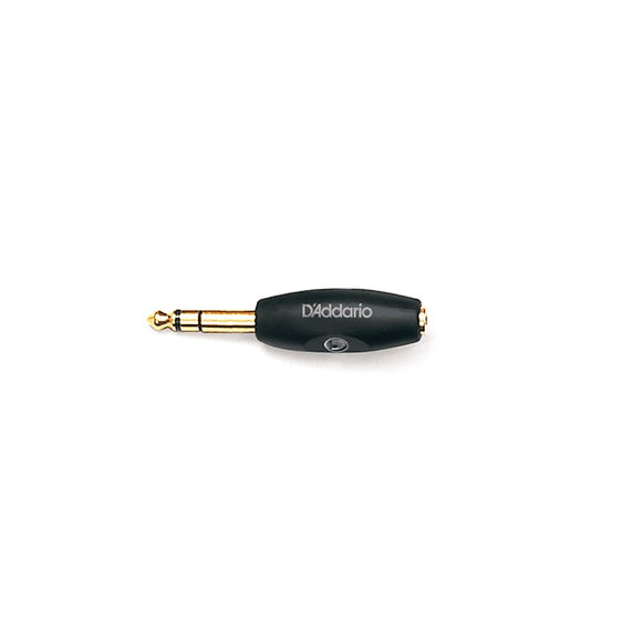 D'Addario PW-P047E 1/4-inch male stereo to 1/8-inch female stereo adapter