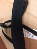 Souldier Plain Saddle Strap - Black Leather Strap with Black Pad *Free Shipping in the USA*